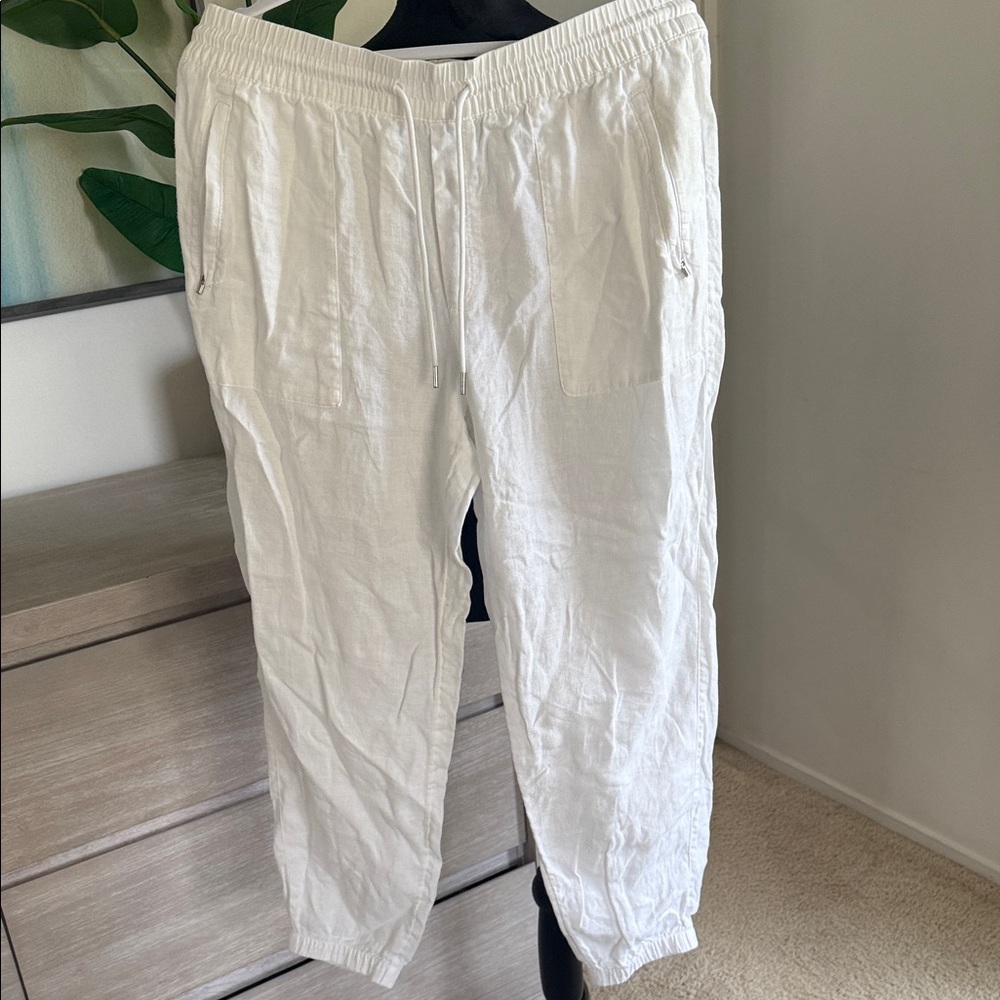 Athleta linen jogger